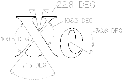 Angle Dimension Examples